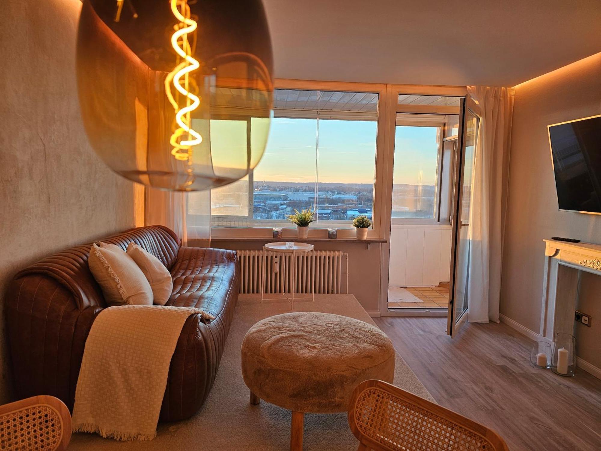 Stylische Sunset-Wohnung Augsbourg Extérieur photo